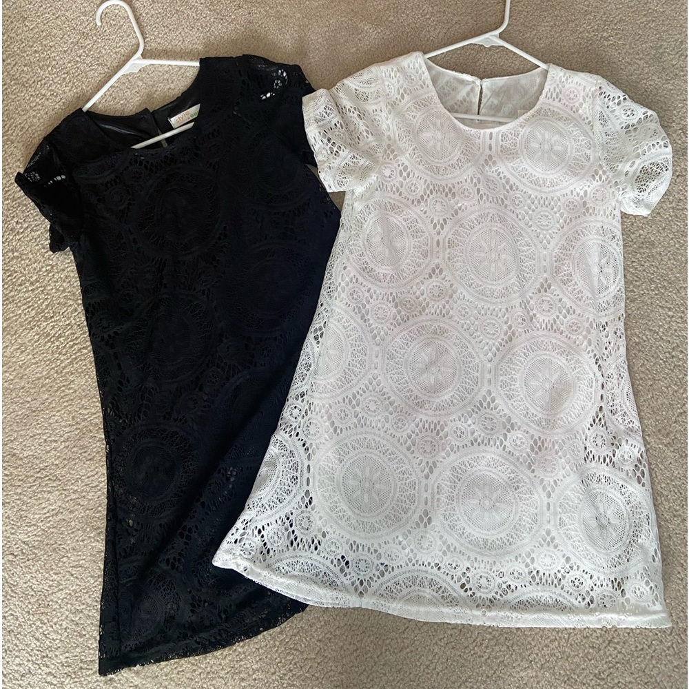 Brand new lace lined tunics